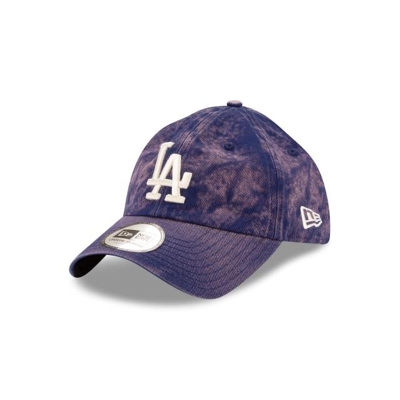 Purple Los Angeles Dodgers Hat - New Era MLB Hand Brush Wash Casual Classic Adjustable Caps USA8247156